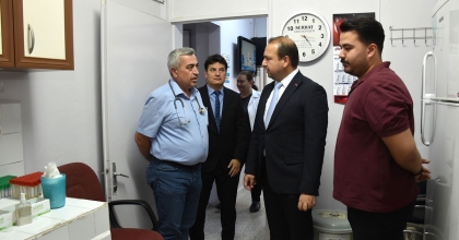 AYDIN'DA SAĞLIK MERKEZLERİ YERİNDE İNCELENDİ