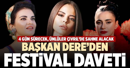 BAŞKAN DERE’DEN FESTİVAL DAVETİ