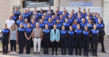 BAŞKAN ÜNLÜ ZABITA PERSONELİ İLE BULUŞTU  