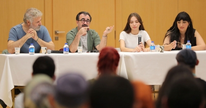 ÇGHB OYUNCULARI SÖYLEŞİYE KATILDI