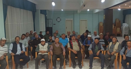 ÇİFTÇİLERE ‘TARIMSAL ÜRETİM PLANLAMASI VE YENİ DESTEKLEME MODELİ’ ANLATILDI