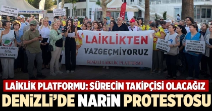 DENİZLİ’DE NARİN PROTESTOSU