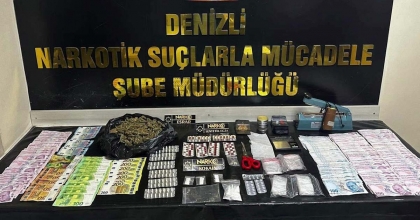 DENİZLİ’DE UYUŞTURUCU TACİRLERİNE OPERASYON