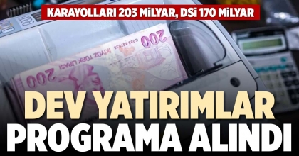 DEV YATIRIMLAR PROGRAMA ALINDI