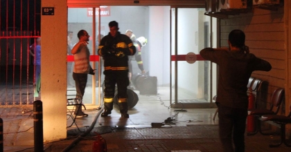 GÜÇ KAYNAĞINDAN ÇIKAN YANGIN, HASTANEDE PANİĞE SEBEP OLDU