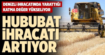 HUBUBAT İHRACATI ARTIYOR