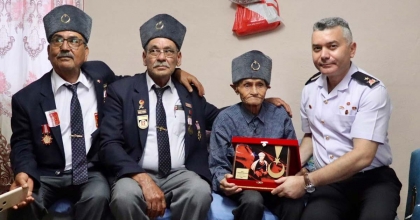 JANDARMA, KORE GAZİSİ HASAN DEDE'Yİ UNUTMADI