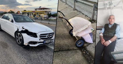 KARŞI ŞERİDE GEÇMEK İSTEDİ, CANINDAN OLDU