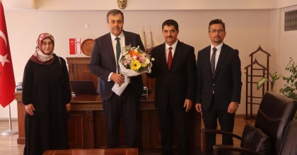 KAYMAKAM YAKUTA, İLÇE MÜFTÜSÜ ÇALLI'YI AĞIRLADI