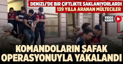 KOMANDOLARIN ŞAFAK OPERASYONUYLA YAKALANDI