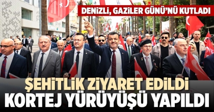 DENİZLİ GAZİLER GÜNÜNÜ KUTLADI