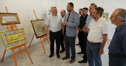 KÜTAHYA'DA HÜSN-İ HAT SERGİSİ AÇILDI