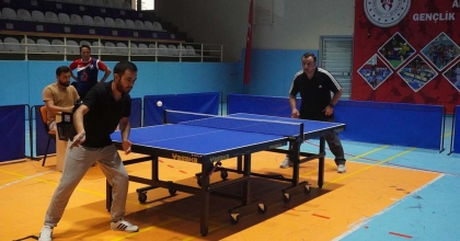 KAMU SPOR OYUNLARI MASA TENİSİ MAÇLARI SONA ERDİ