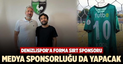 DENİZLİSPOR'A FORMA SIRT SPONSORU