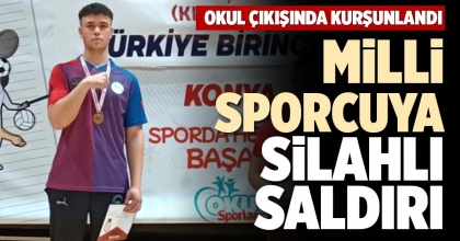 MİLLİ SPORCUYA SİLAHLI SALDIRI