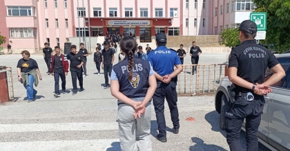 OKUL ÇEVRELERİNDE DENETİM YAPILDI