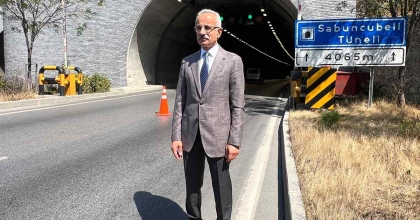 SABUNCUBELİ TÜNELİ'NDEN 6 YILDA 91 MİLYON 416 BİN ARAÇ GEÇTİ