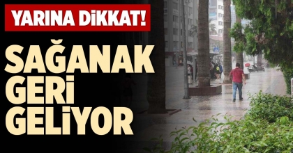 SAĞANAK GERİ GELİYOR