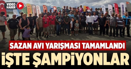 SAZAN AVI YARIŞMASI TAMAMLANDI