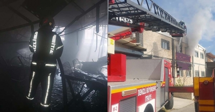 TEKSTİL ATÖLYESİNDE KORKUTAN YANGIN