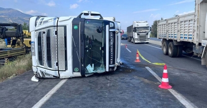TIRIN DEVRİLDİĞİ KAZADA 1 KİŞİ ÖLDÜ