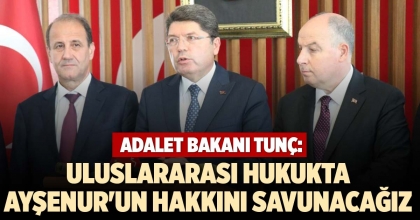ULUSLARARASI HUKUKTA AYŞENUR'UN HAKKINI SAVUNACAĞIZ