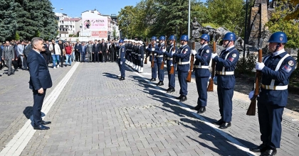 VALİ ERGÜN, UŞAK'A VEDA ETTİ