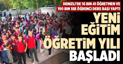 YENİ EĞİTİM ÖĞRETİM YILI BAŞLADI