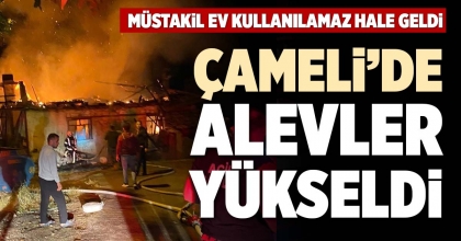 ÇAMELİ’DE ALEVLER YÜKSELDİ