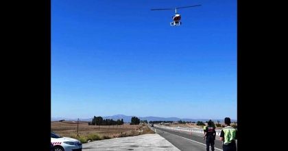 KÜTAHYA’DA CAYROKOPTER İLE HAVADAN TRAFİK DENETİMİ