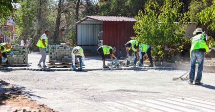 1 MİLYON METREKARE PARKE TAŞI DÖŞENECEK