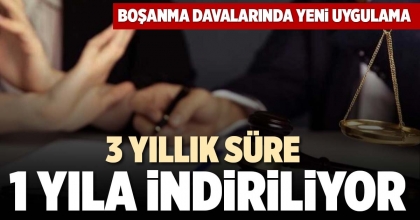 3 YILLIK SÜRE 1 YILA İNDİRİLİYOR