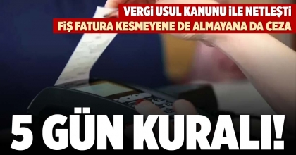 5 GÜN KURALI!