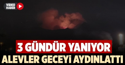 ALEVLER GECEYİ AYDINLATTI