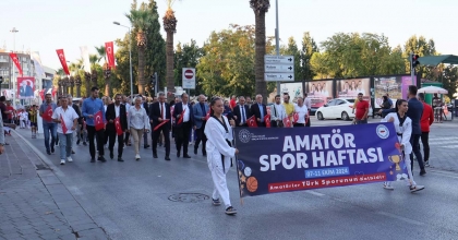 AMATÖR SPOR HAFTASI COŞKUYLA KUTLANDI