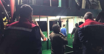 ALTINKUM İSKELESİNDE ‘HAMSİ’ DENETİMİ YAPILDI