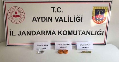 AYDIN'DA JANDARMA EKİPLERİ UYUŞTURUCUYA GEÇİT VERMİYOR