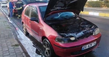 AYDIN’DA OTOMOBİL YANGINI