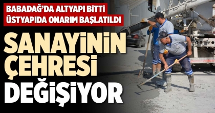 BABADAĞ’DA ALTYAPI BİTTİ, ÜSTYAPIDA ONARIM BAŞLATILDI