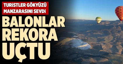 BALONLAR REKORA UÇTU