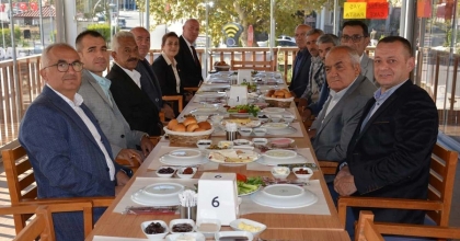 BAŞKAN KUMRAL VE MUHTARLAR KAYMAKAM İLTER'İ UĞURLADI