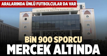 BİN 900 SPORCU MERCEK ALTINDA