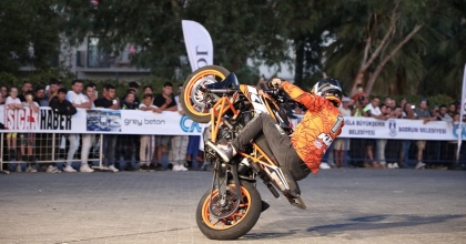 BODRUM MOTOFEST NEFES KESEN GÖSTERİLERLE BAŞLADI