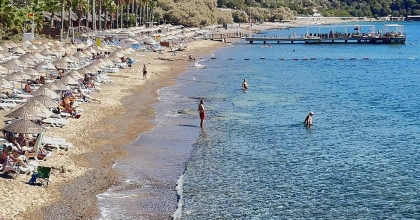BODRUM'DA YAZDAN KALMA GÜNLER YAŞANIYOR