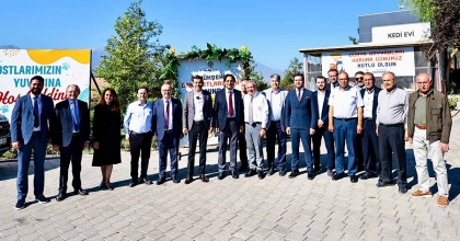 ÇAVUŞOĞLU BARINAĞI ZİYARET ETTİ