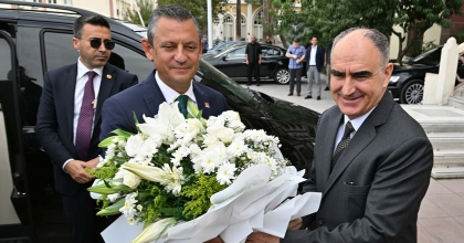 CHP GENEL BAŞKANI ÖZEL’DEN VALİ ÖZKAN’A ‘HAYIRLI OLSUN’ ZİYARETİ