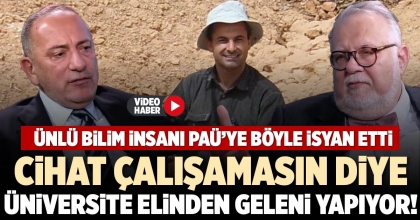 CİHAT ÇALIŞAMASIN DİYE ÜNİVERSİTE ELİNDEN GELENİ YAPIYOR!