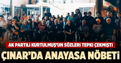 ÇINAR’DA ANAYASA NÖBETİ