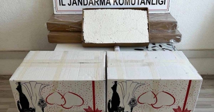 DURDURULAN ARAÇTAN 251 BİN ADET MAKARON ÇIKTI