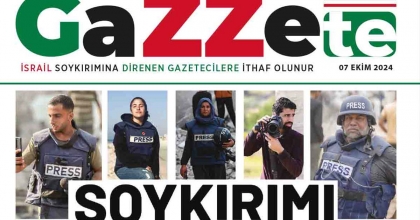 FİLİSTİN'E DESTEK İÇİN GAZZETE YAYINDA